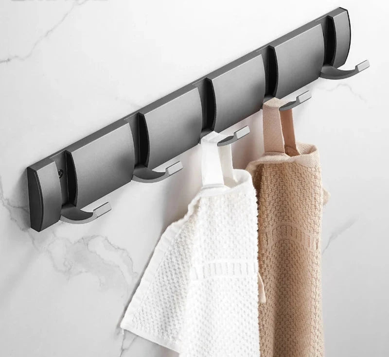 Kapstok Zwart Inklaapbare haakjes