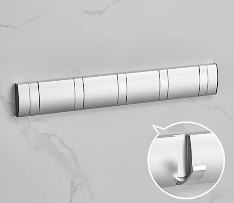 Kapstok Zilver Inklapbare haakjes